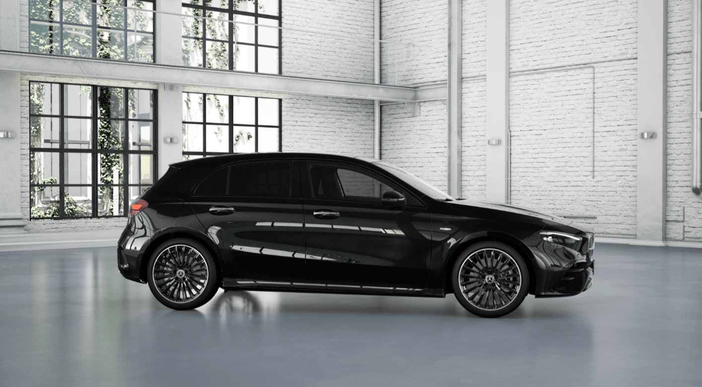 Mercedes-Benz Classe A 250 e Hybrid EQ AMG Line — Profil droit