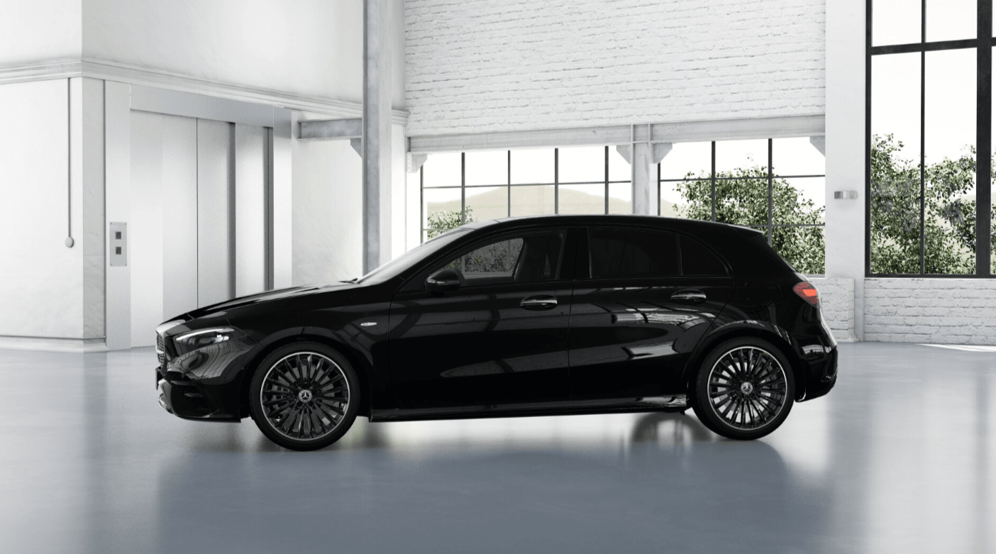 Mercedes-Benz Classe A 250 e Hybrid EQ AMG Line — Profil gauche