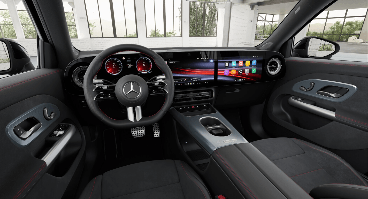 Mercedes-Benz GLB 200 4MATIC AMG Line — Console centrale - Caméra de recul