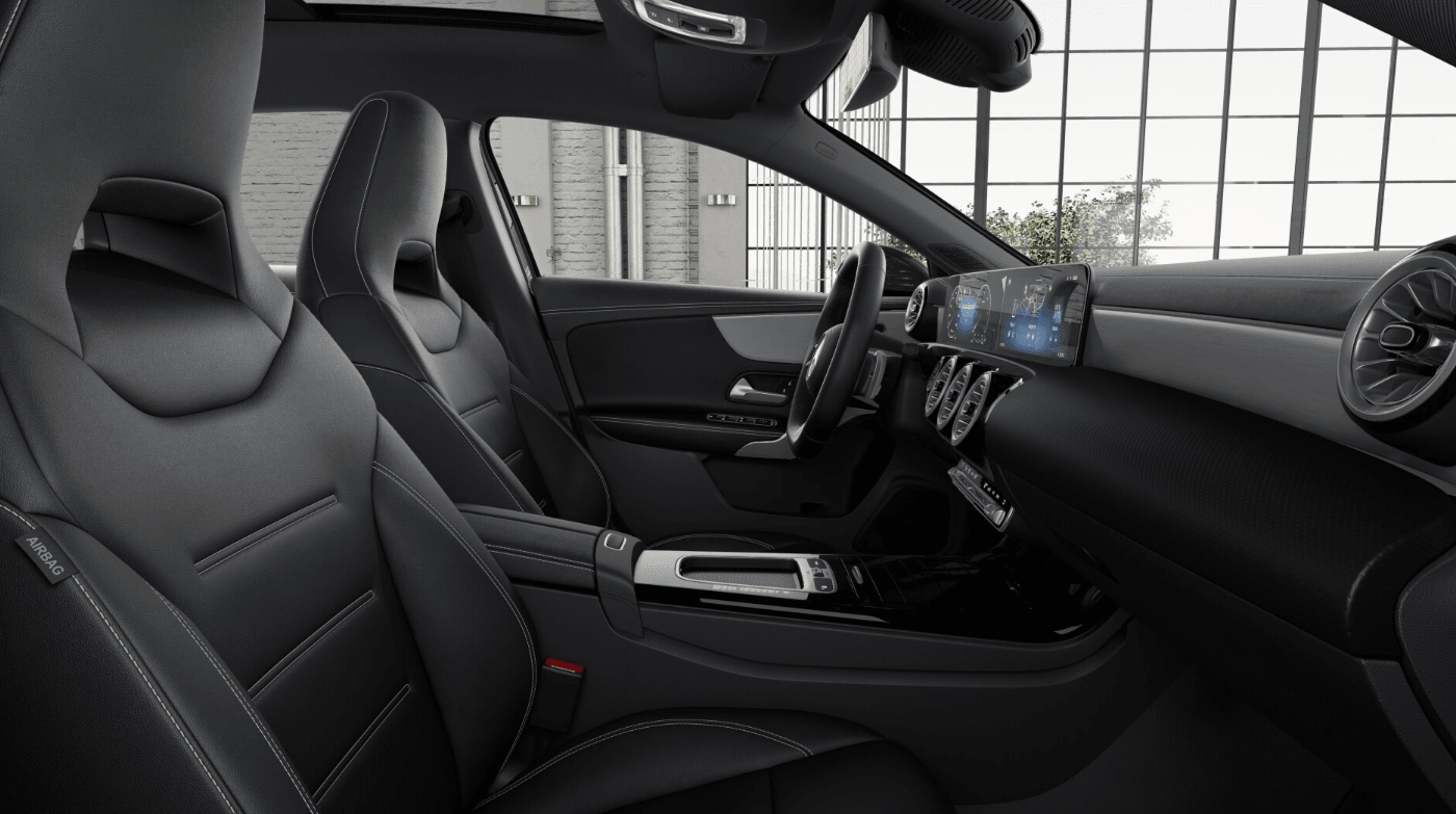 Mercedes-Benz Classe A 200 d AMG Line — Console centrale