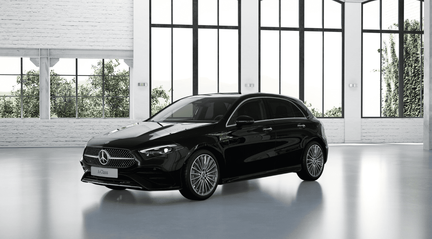 Mercedes-Benz Classe A 200 d AMG Line — 3/4 avant gauche