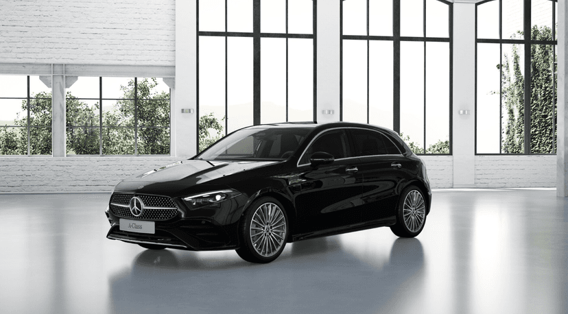 Mercedes-Benz Classe A 200 d AMG Line — 3/4 avant gauche
