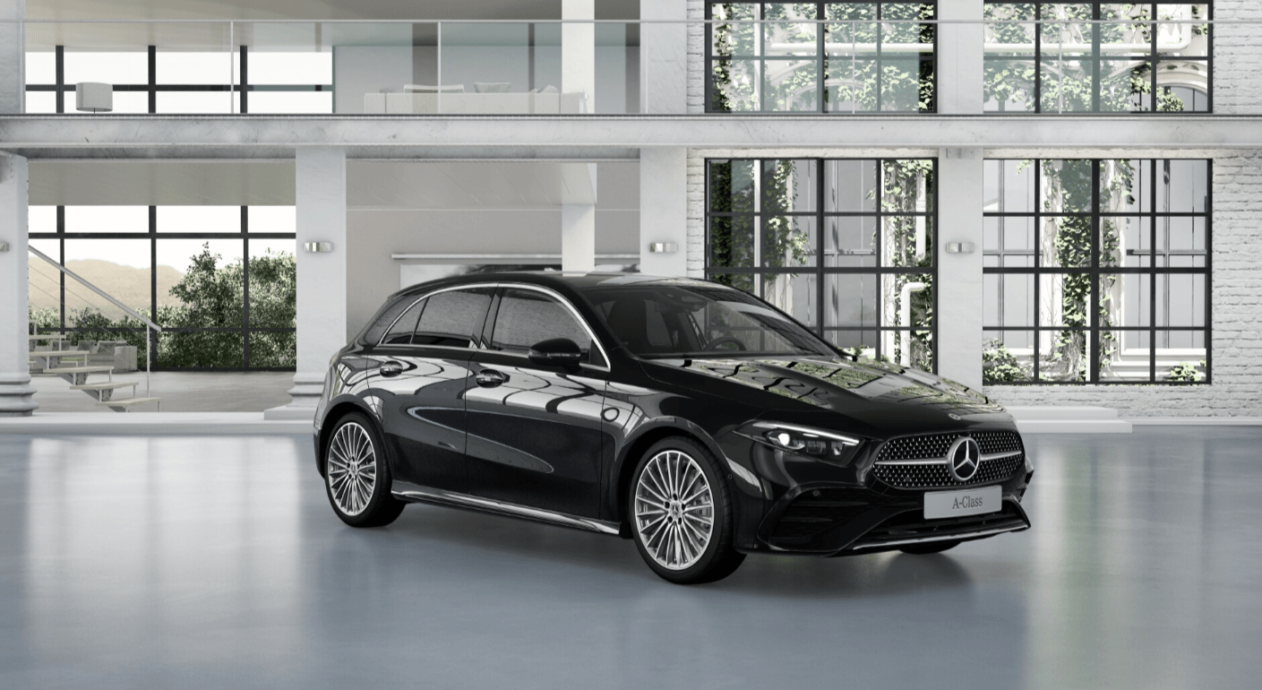 Mercedes-Benz Classe A 200 d AMG Line — 3/4 avant droit