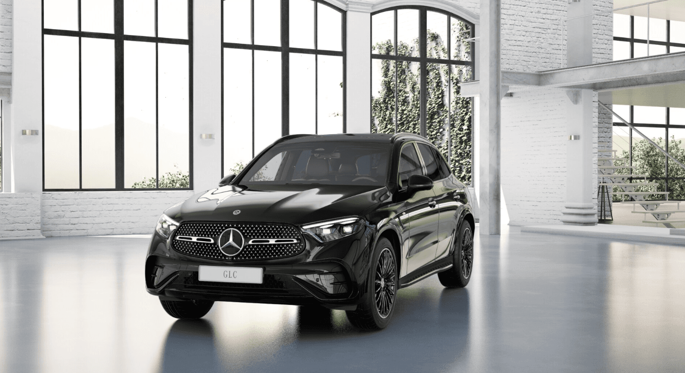 Mercedes-Benz GLC 300 e Hybrid EQ 4Matic AMG Line + — 3/4 avant gauche