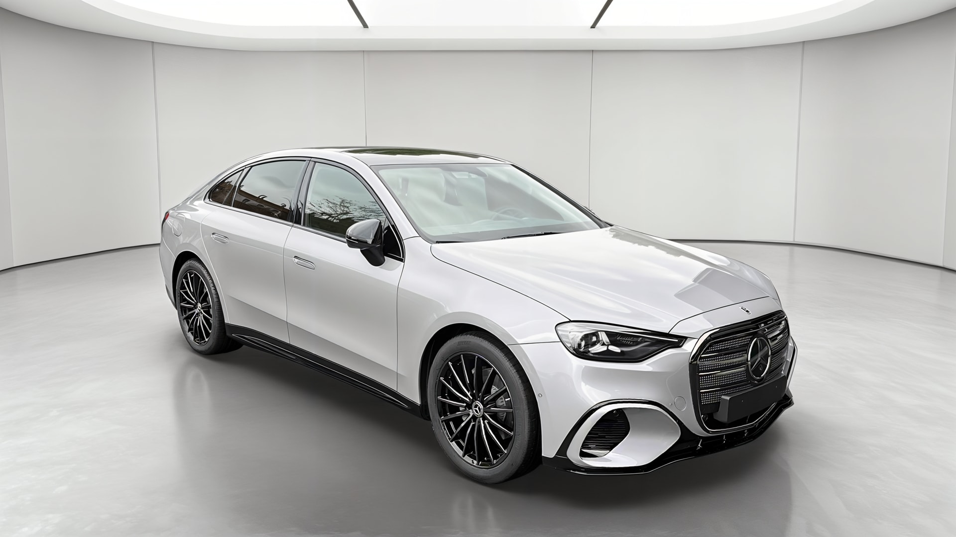 Mercedes-Benz Classe C 400 Electrique 4M AMG Line — 3/4 avant droit
