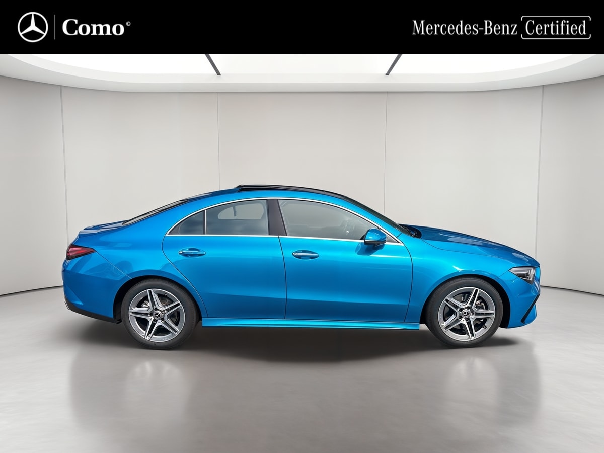 Mercedes-Benz CLA Coupé 200 7G-DCT AMG Line — Profil droit