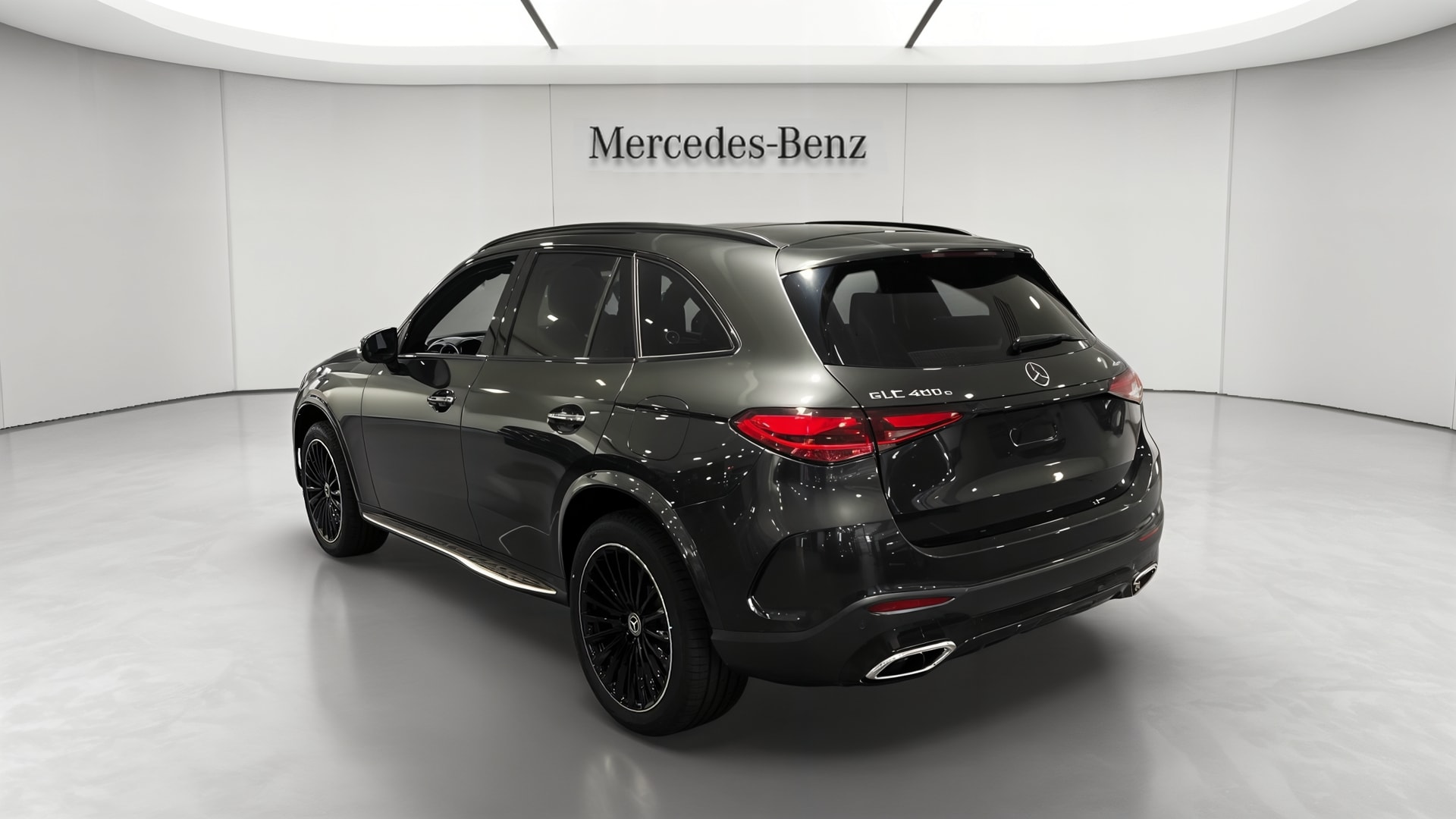 Mercedes-Benz GLC 400 e Hybrid EQ 4Matic AMG Line + — 3/4 arrière gauche