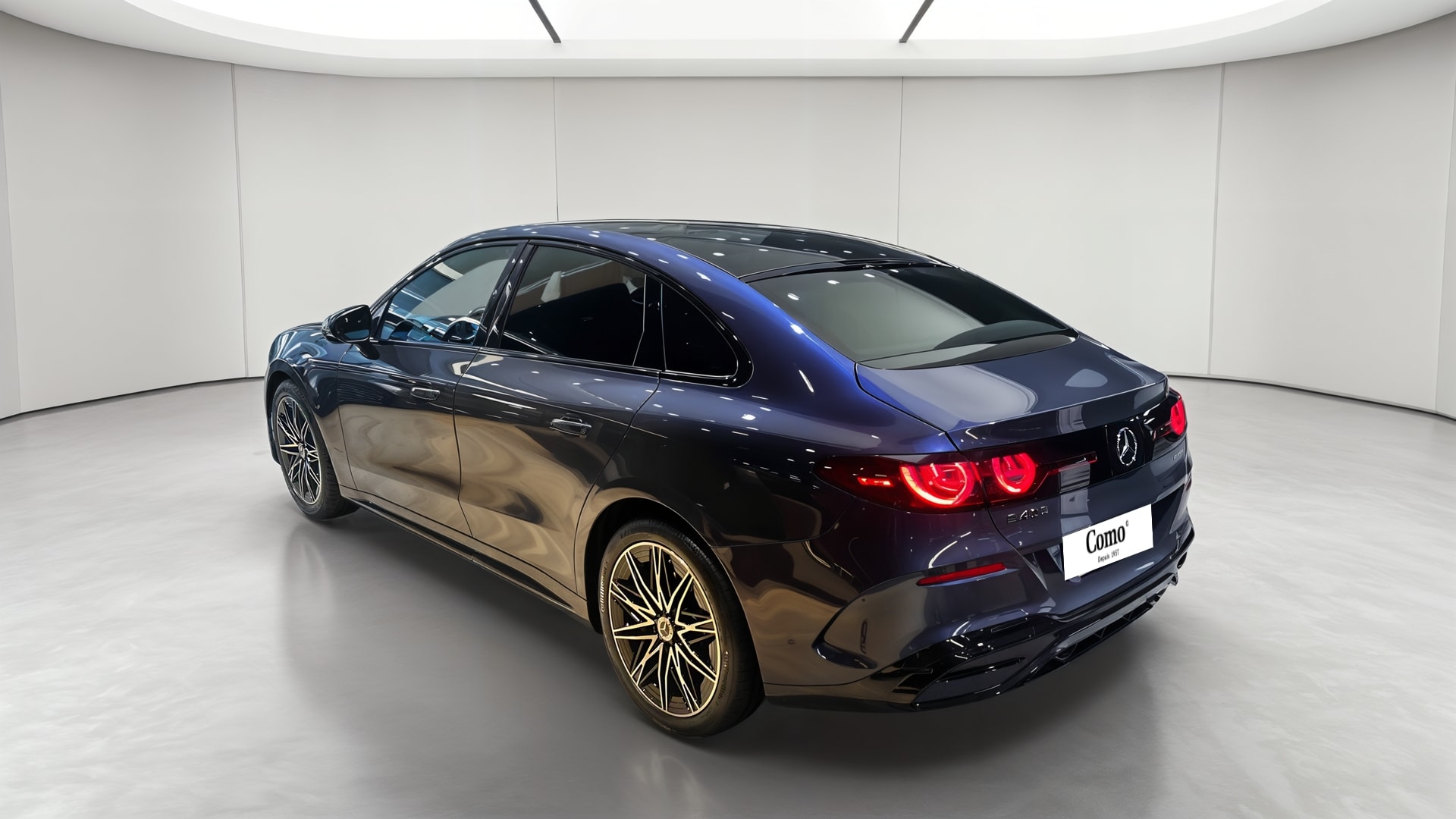 Mercedes-Benz Classe C 400 Electrique 4M AMG Line — 3/4 arrière gauche