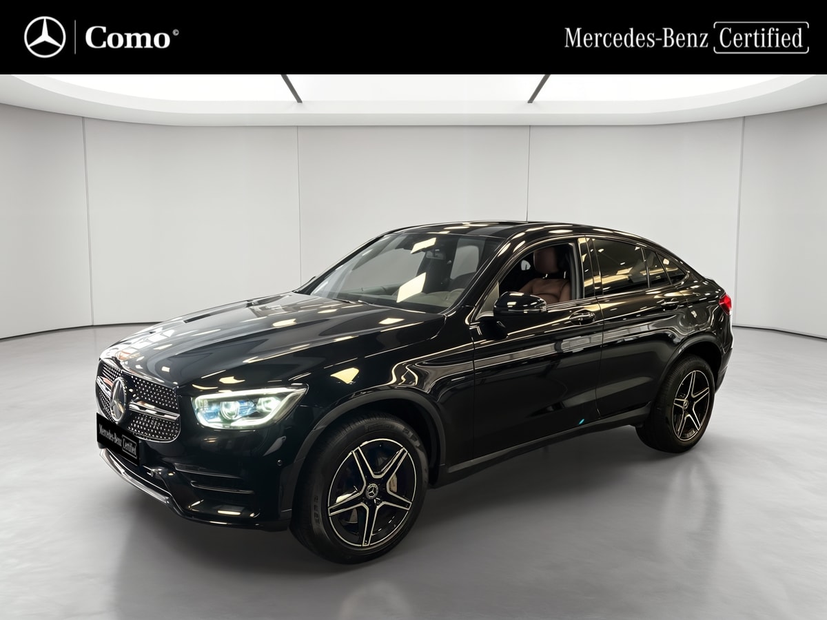 Mercedes-Benz GLC Coupé 300 e 9G-Tronic 4Matic AMG Line — 3/4 avant gauche