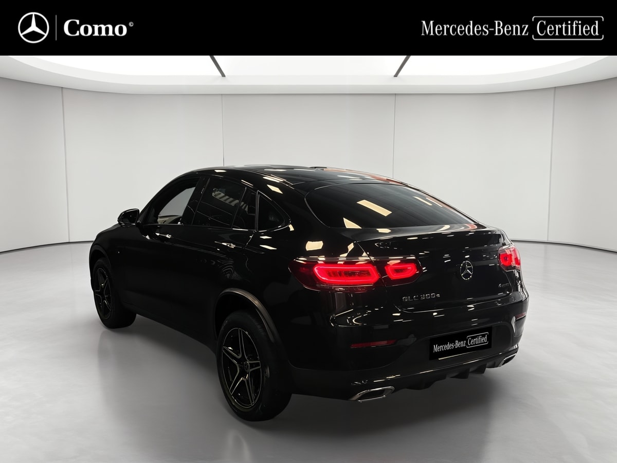 Mercedes-Benz GLC Coupé 300 e 9G-Tronic 4Matic AMG Line — 3/4 arrière gauche