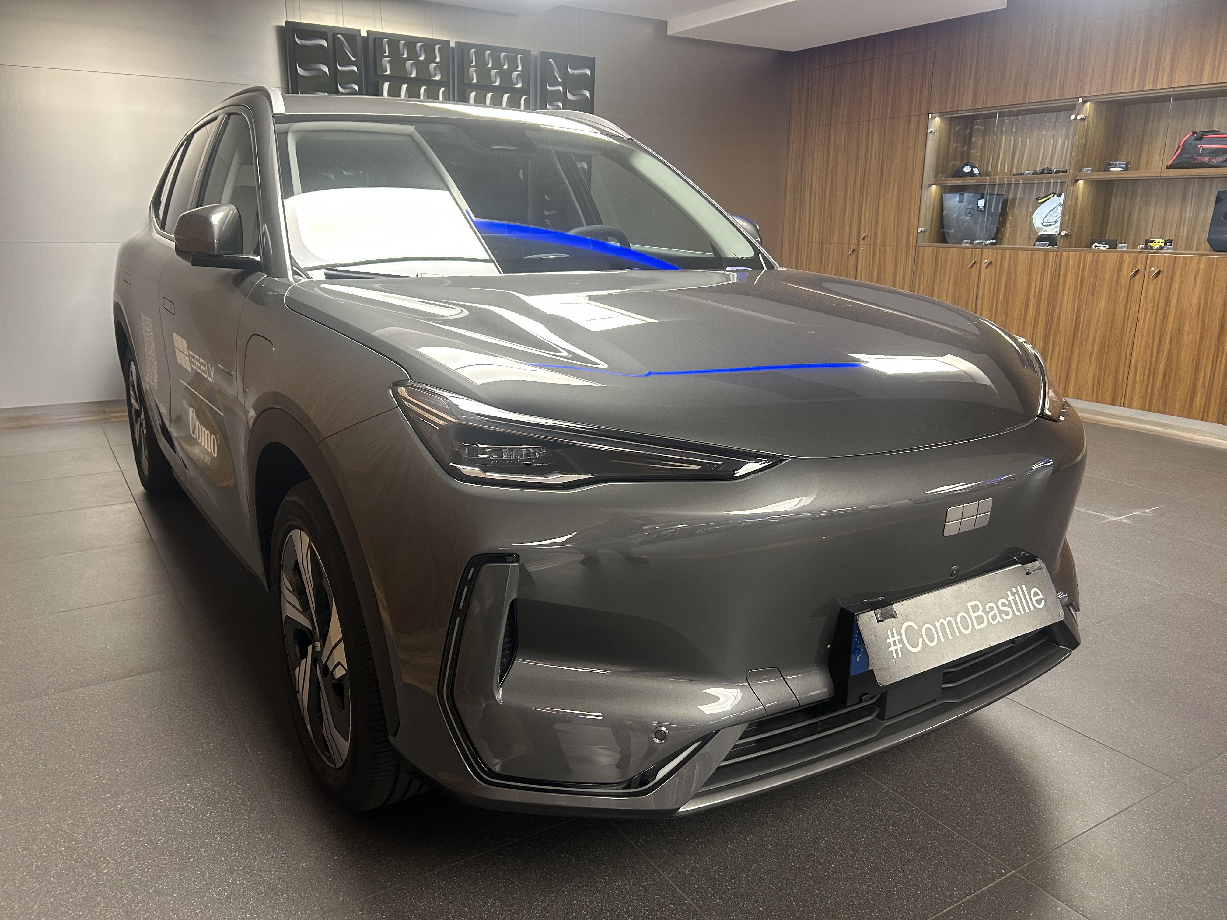 Geely E5 Max+ — 3/4 avant gauche