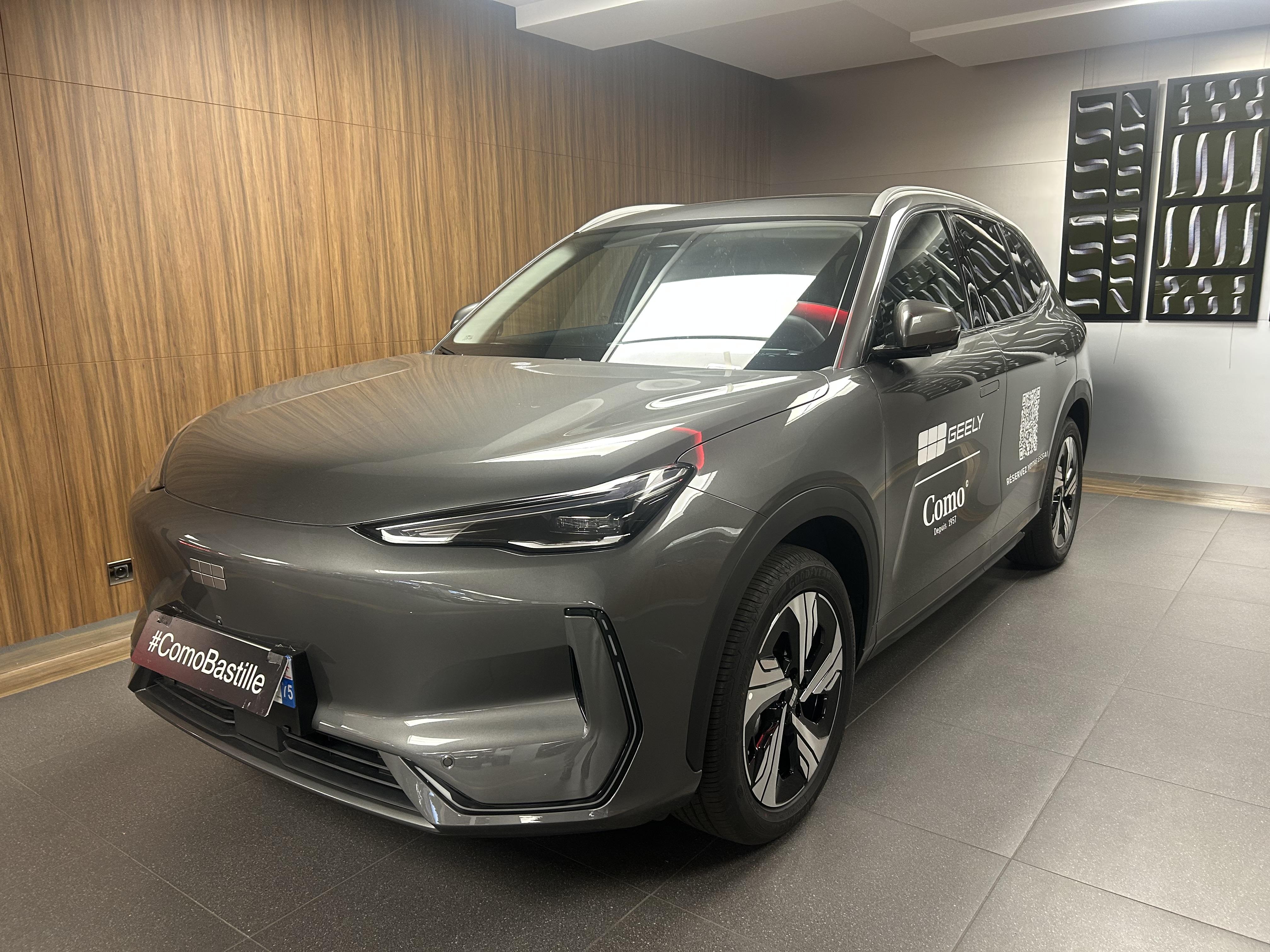 Geely E5 Max+ — 3/4 arrière gauche