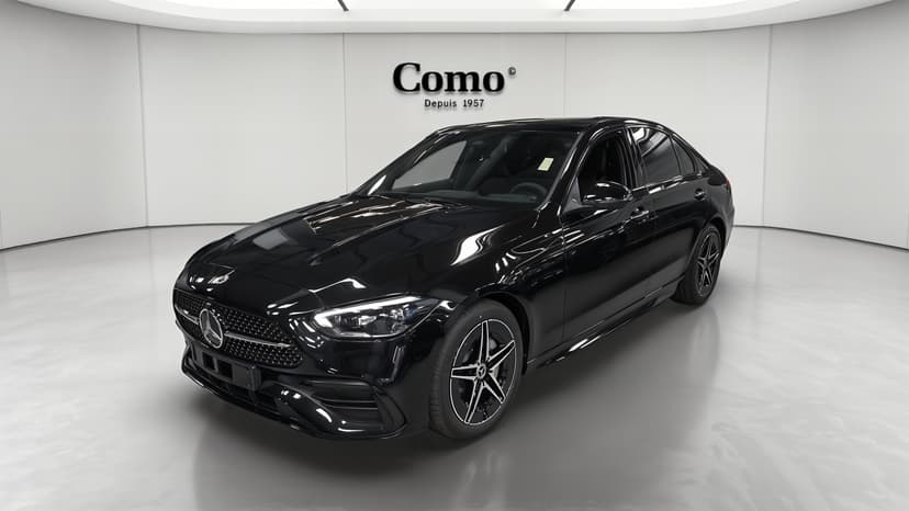 Mercedes-Benz Classe C 220 d 9G-Tronic AMG Line — 3/4 avant gauche