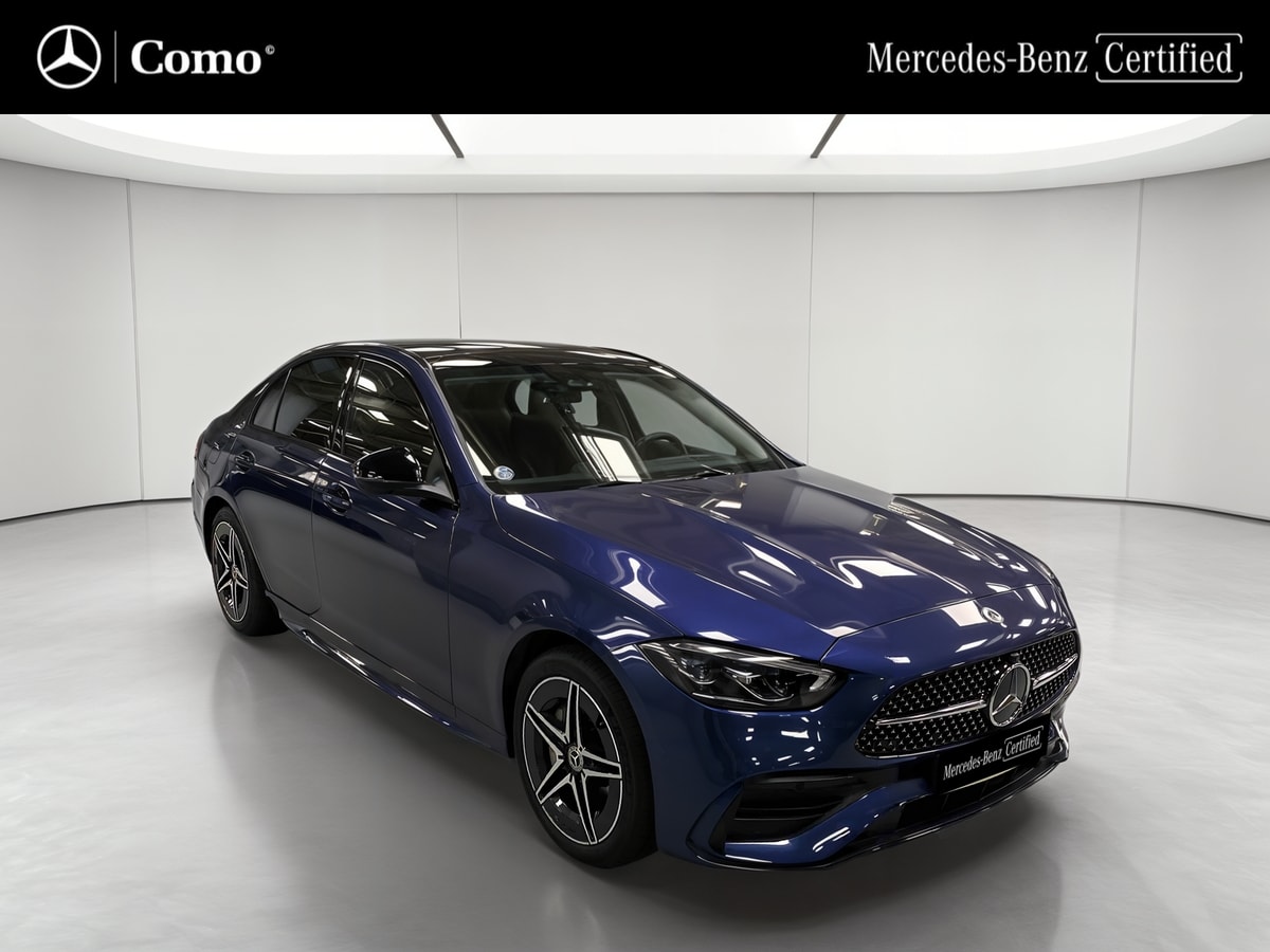 Mercedes-Benz Classe C 300 e 9G-Tronic e-Hybrid EQ AMG Line — 3/4 avant droit