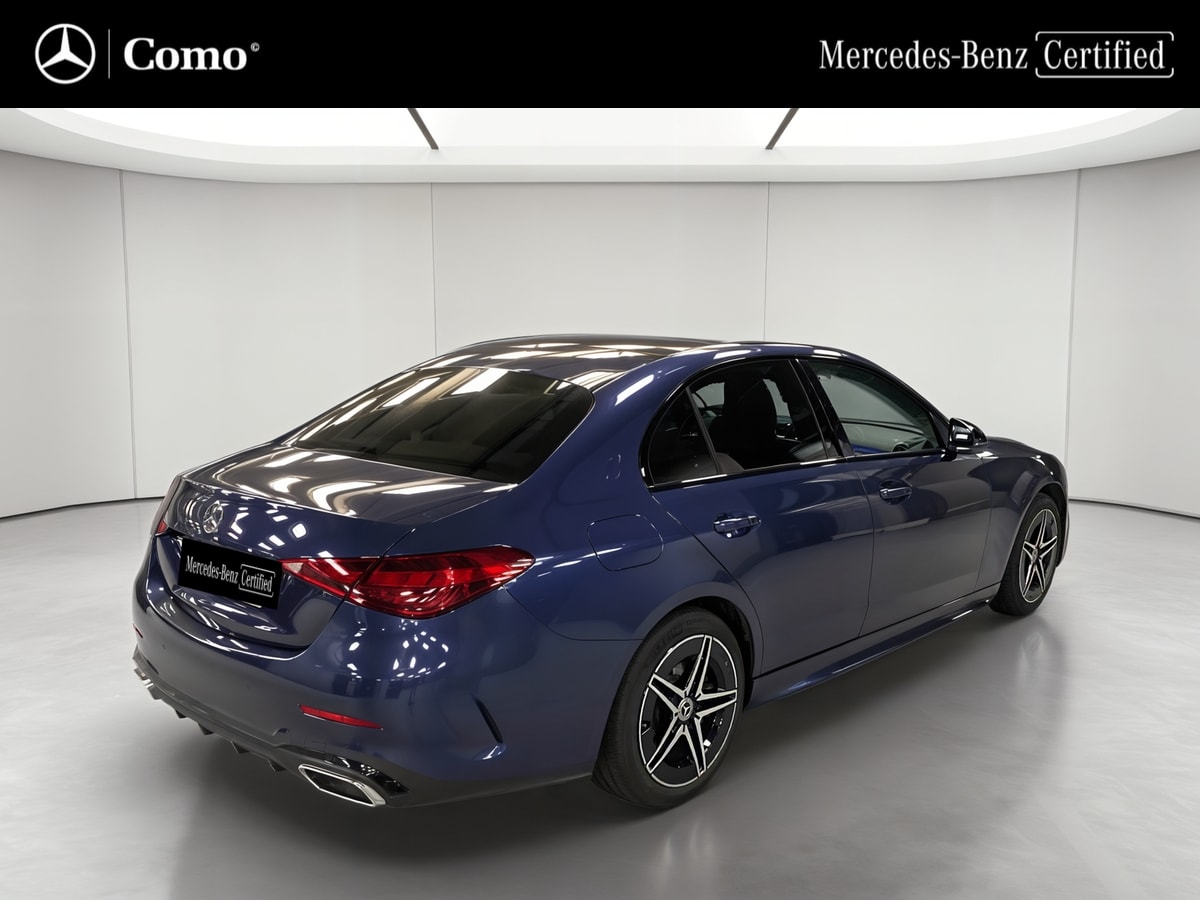 Mercedes-Benz Classe C 300 e 9G-Tronic e-Hybrid EQ AMG Line — 3/4 arrière droit