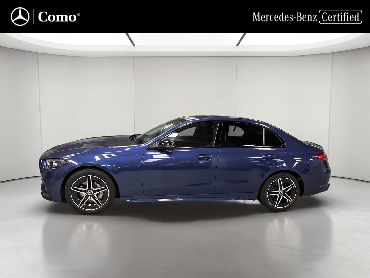 Mercedes-Benz Classe C 300 e 9G-Tronic e-Hybrid EQ AMG Line — Profil gauche