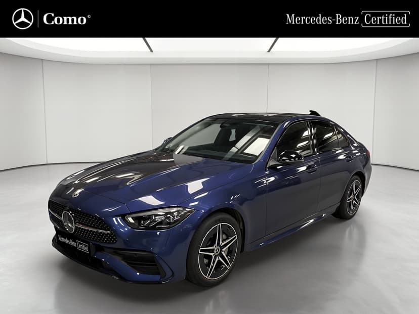 Mercedes-Benz Classe C 300 e 9G-Tronic e-Hybrid EQ AMG Line — 3/4 avant gauche