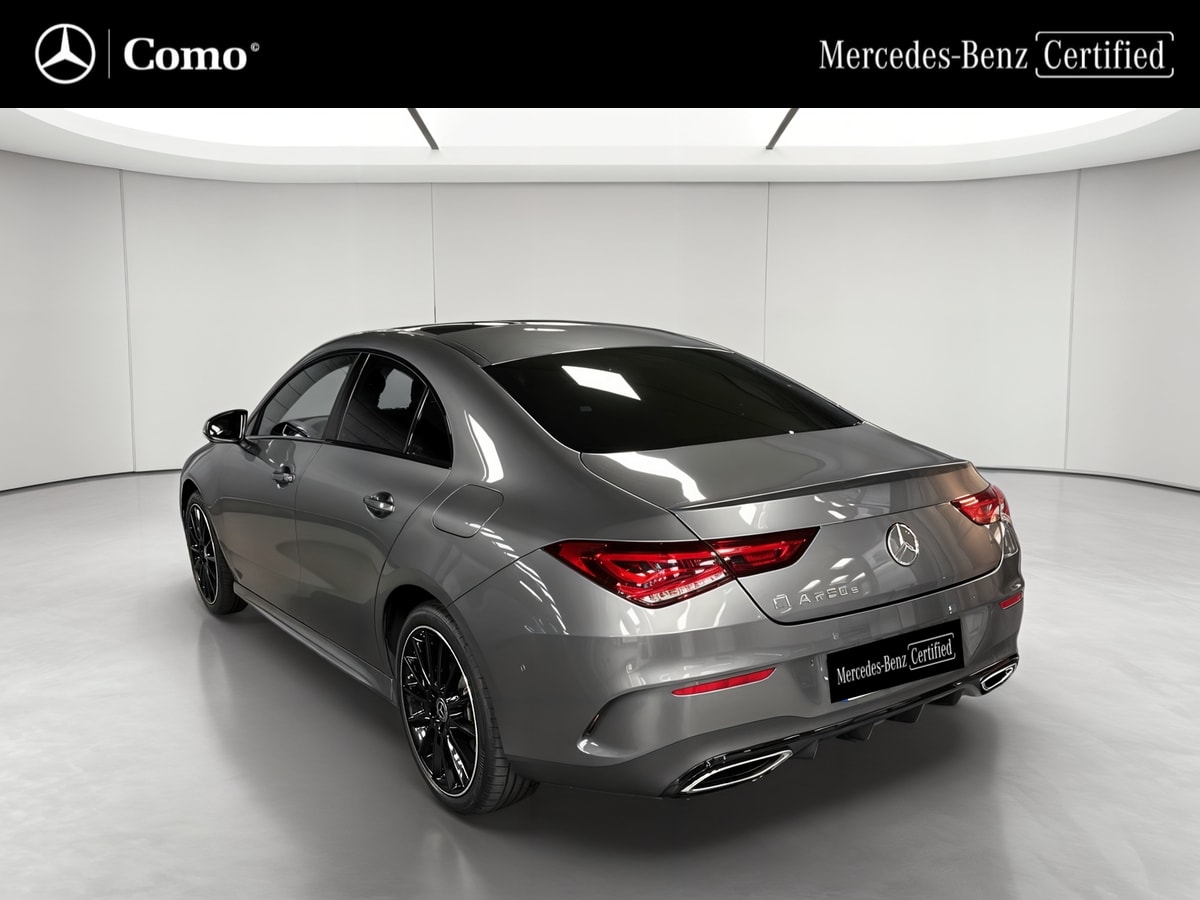 Mercedes-Benz CLA Coupé 250 e 8G-DCT AMG Line — 3/4 arrière gauche