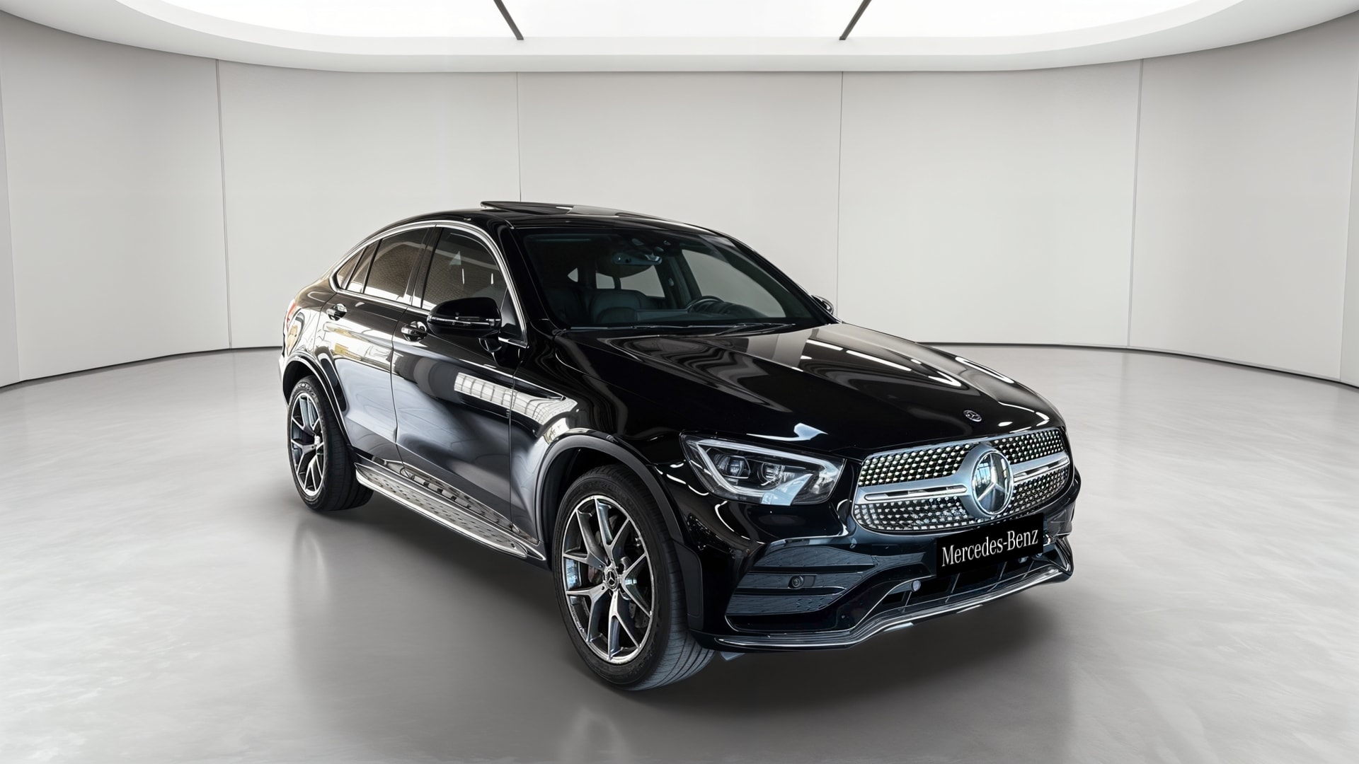 Mercedes-Benz GLC Coupé 220 d 9G-Tronic 4Matic Launch Edition AMG Line — 3/4 avant droit