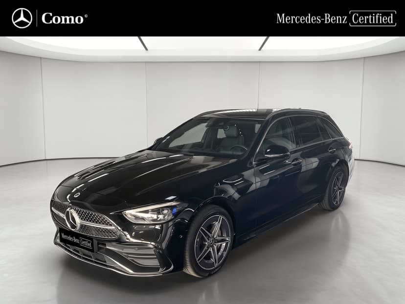 Mercedes-Benz Classe C Break 300 e 9G-Tronic AMG Line — 3/4 avant gauche
