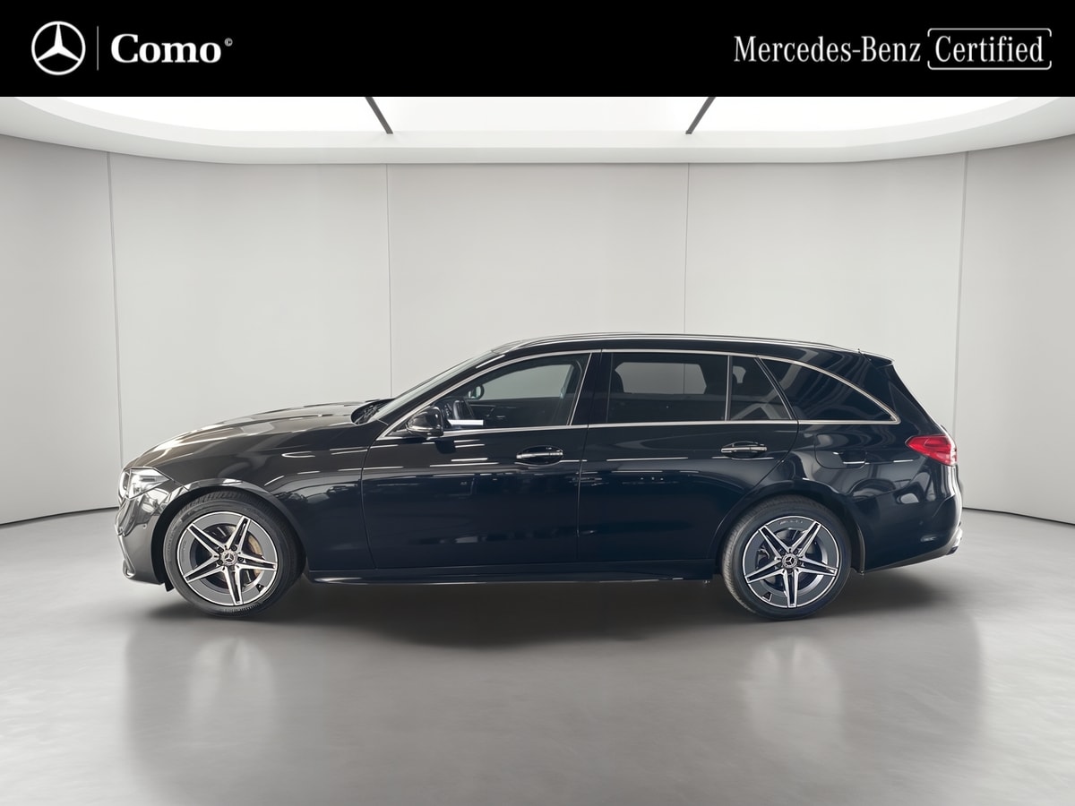Mercedes-Benz Classe C Break 300 e 9G-Tronic AMG Line — Profil gauche