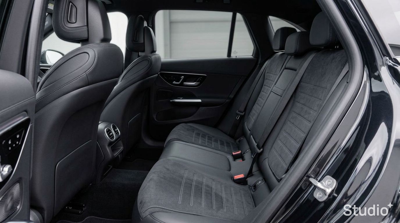 Mercedes-Benz GLC 200 d 4Matic AMG Line — Siège arrière gauche