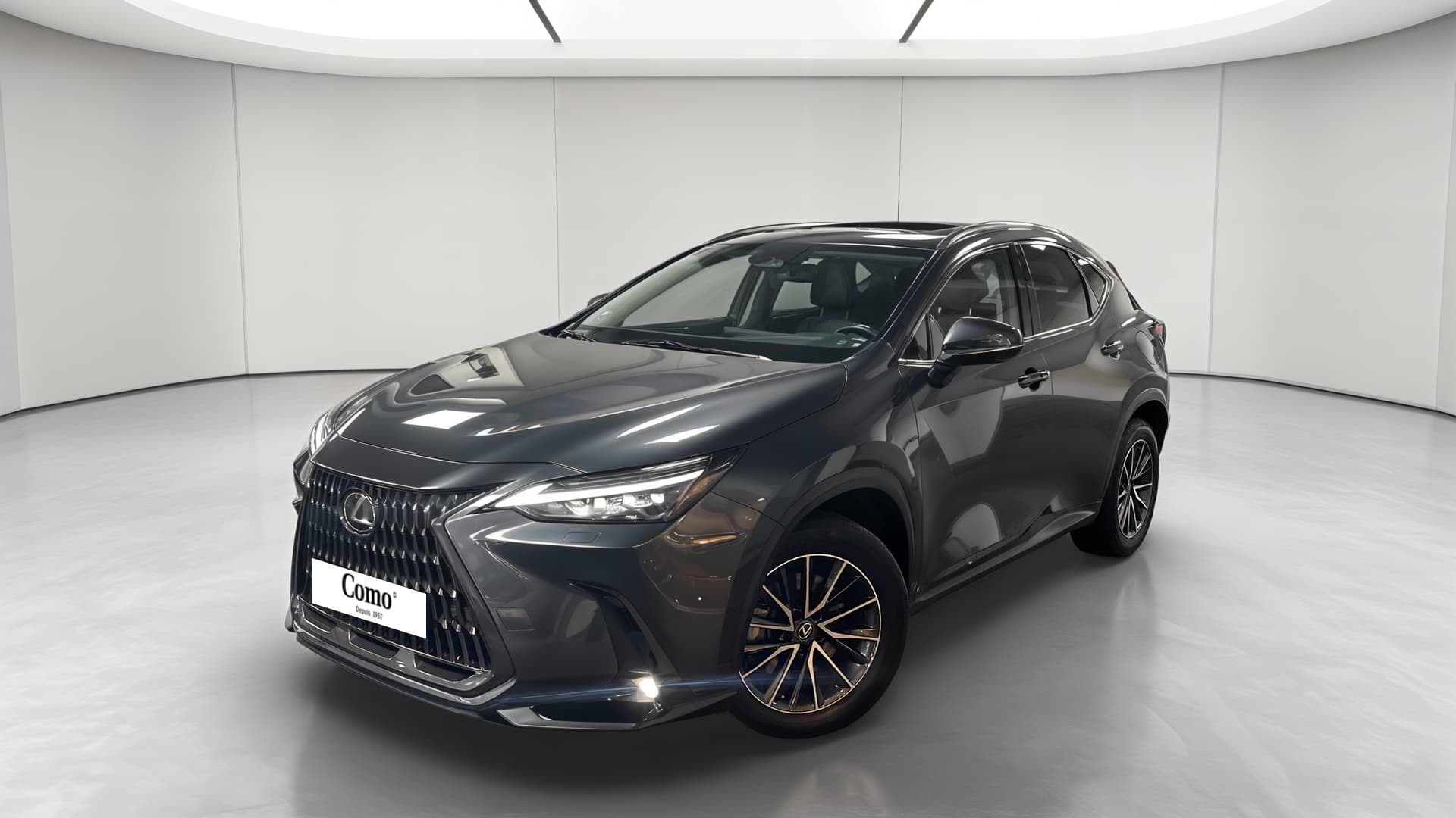 Lexus NX 450h+ 4WD Hybride Rechargeable Luxe — 3/4 avant gauche