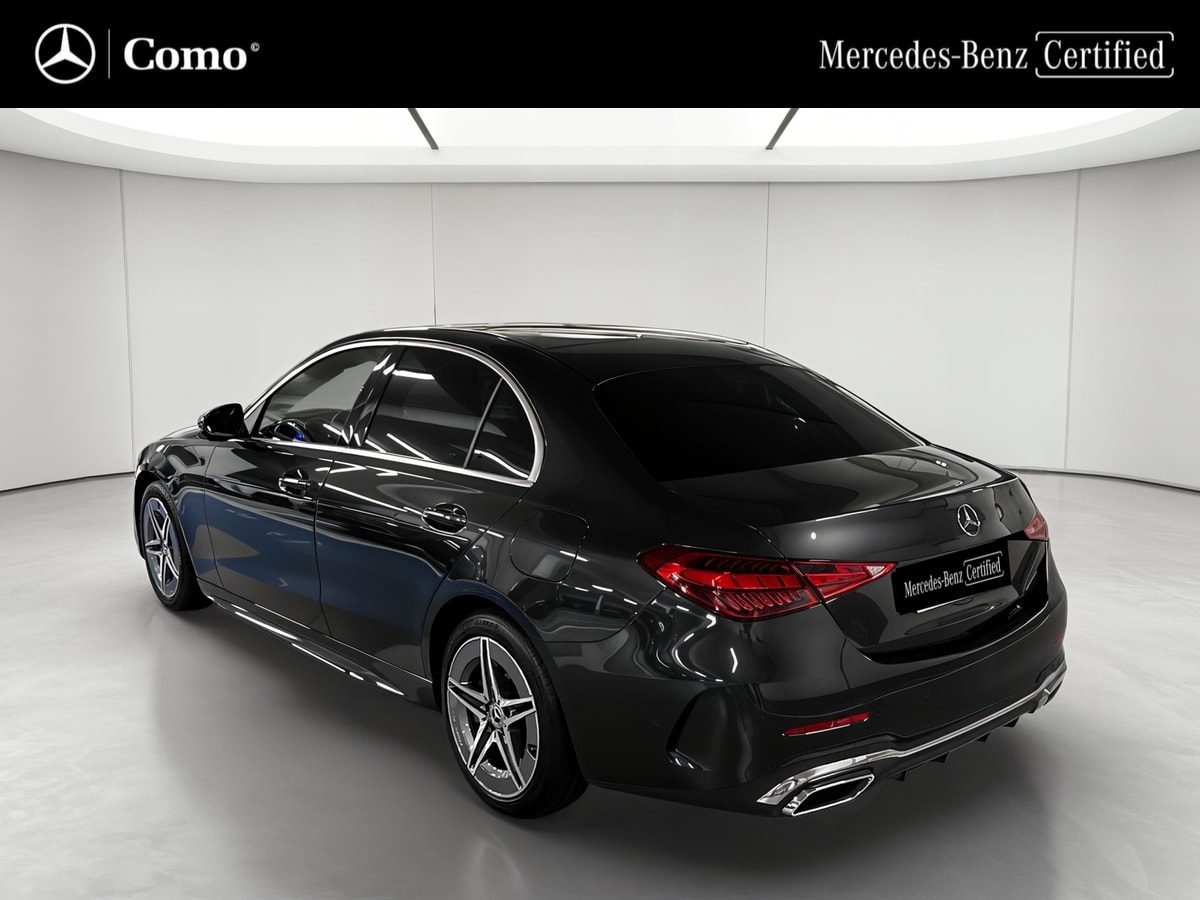 Mercedes-Benz Classe C 300 e 9G-Tronic e-Hybrid EQ AMG Line — 3/4 arrière gauche