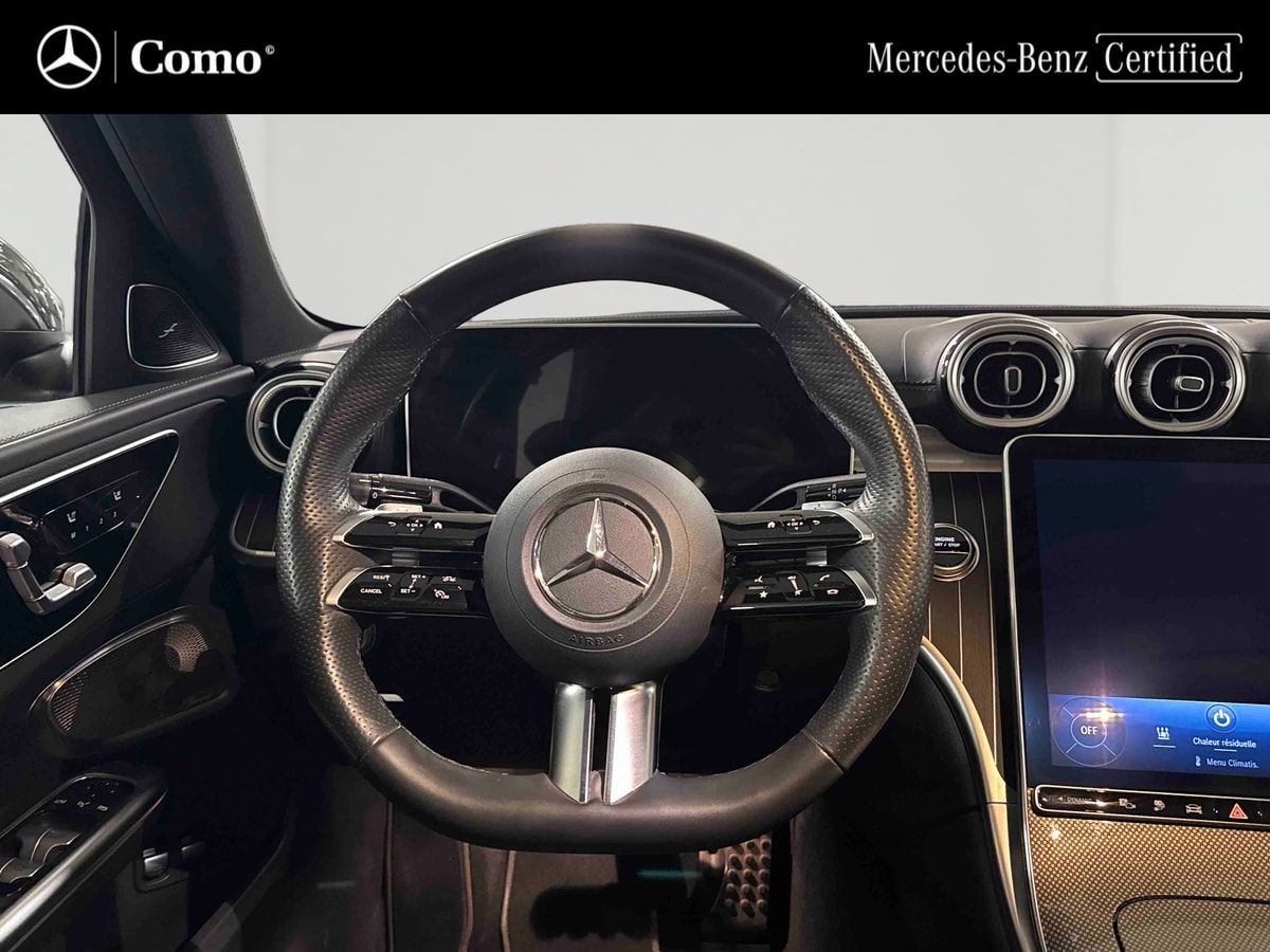 Mercedes-Benz Classe C 300 e 9G-Tronic e-Hybrid EQ AMG Line — Poste de pilotage