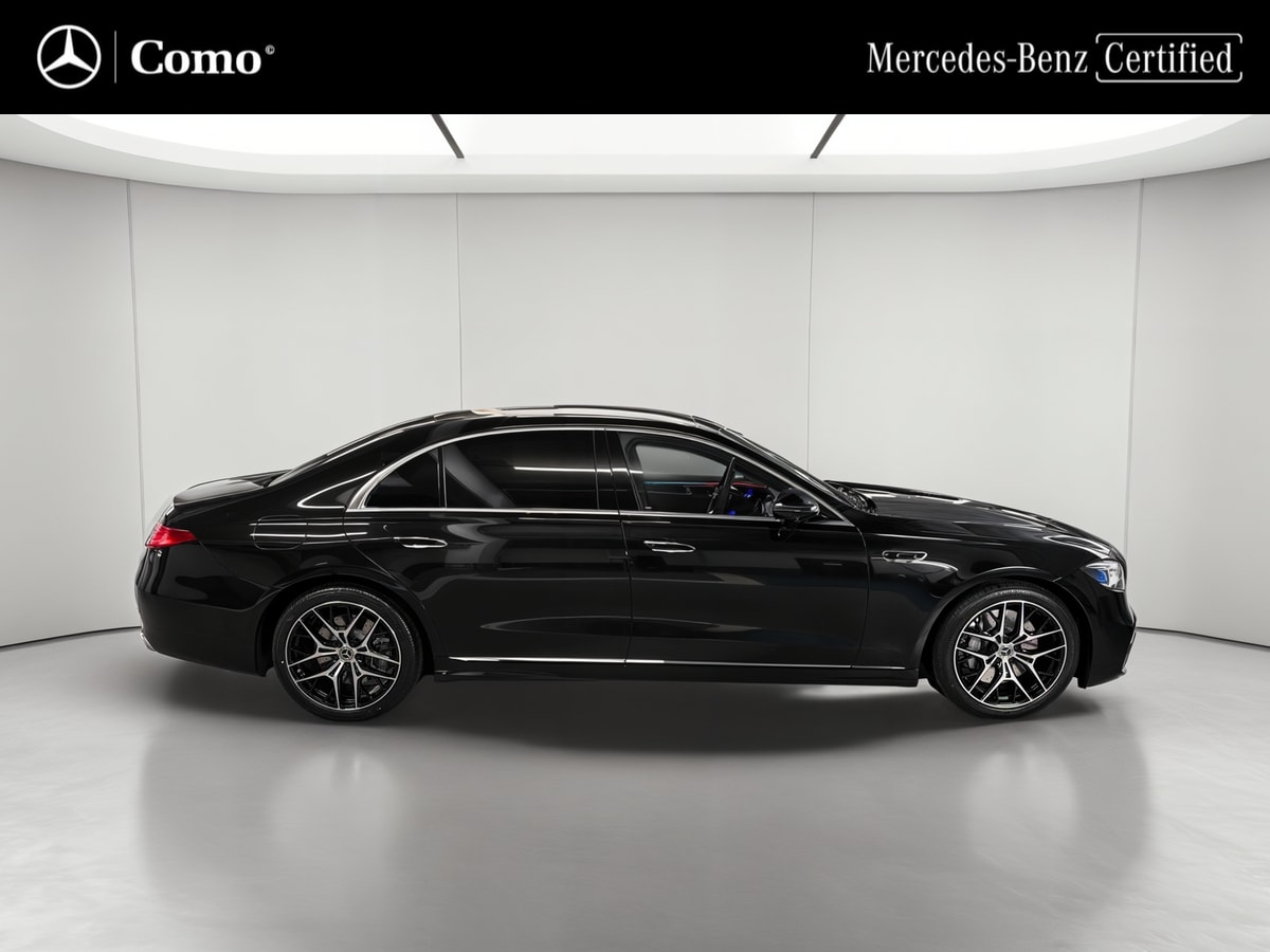 Mercedes-Benz Classe S L 580 e Hybride EQ 9G-Tronic 4-Matic AMG Line — Profil droit
