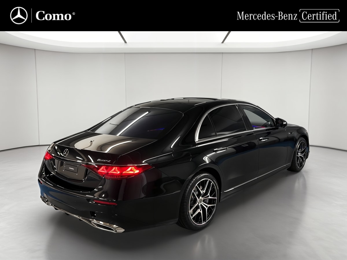 Mercedes-Benz Classe S L 580 e Hybride EQ 9G-Tronic 4-Matic AMG Line — 3/4 arrière droit