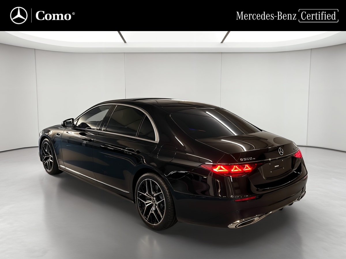 Mercedes-Benz Classe S L 580 e Hybride EQ 9G-Tronic 4-Matic AMG Line — 3/4 arrière gauche