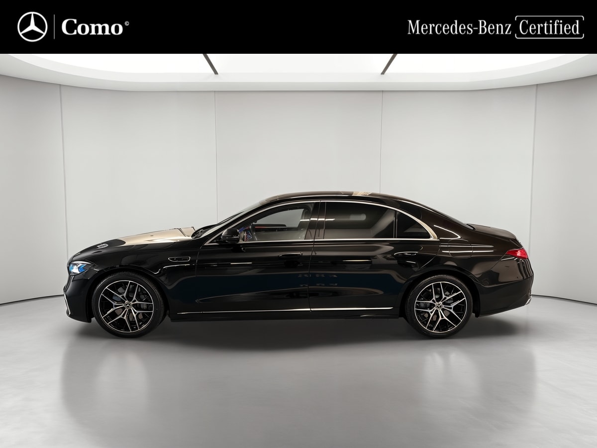 Mercedes-Benz Classe S L 580 e Hybride EQ 9G-Tronic 4-Matic AMG Line — Profil gauche