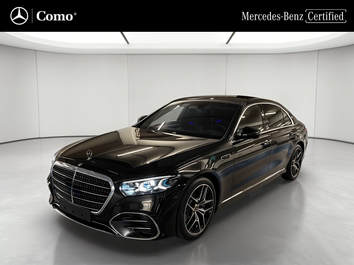 Mercedes-Benz Classe S L 580 e Hybride EQ 9G-Tronic 4-Matic AMG Line — 3/4 avant gauche