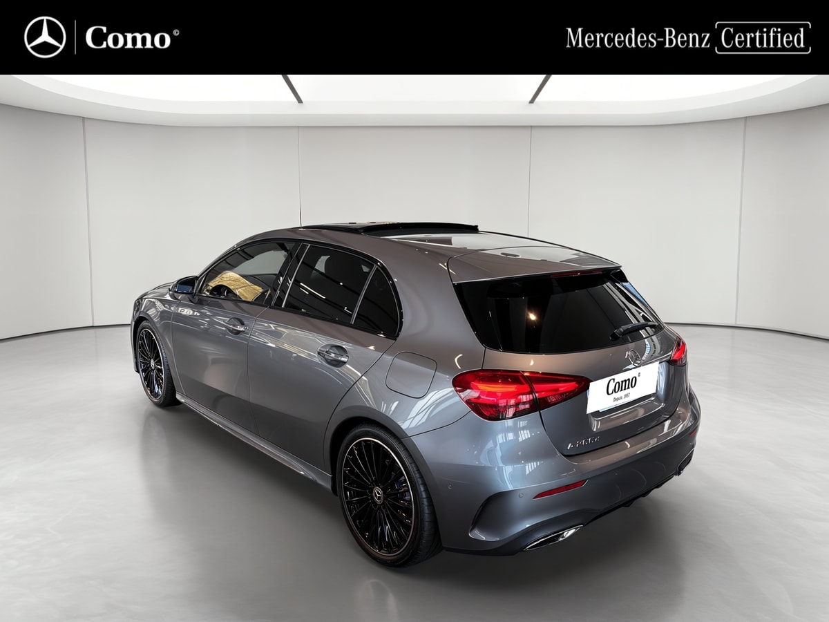 Mercedes-Benz Classe A 200 d AMG Line — 3/4 arrière gauche
