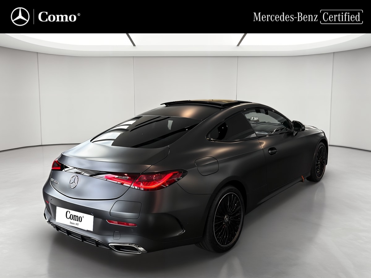 Mercedes-Benz CLE Coupé 300 e Hybrid EQ 9G-Tronic AMG Line — 3/4 arrière droit