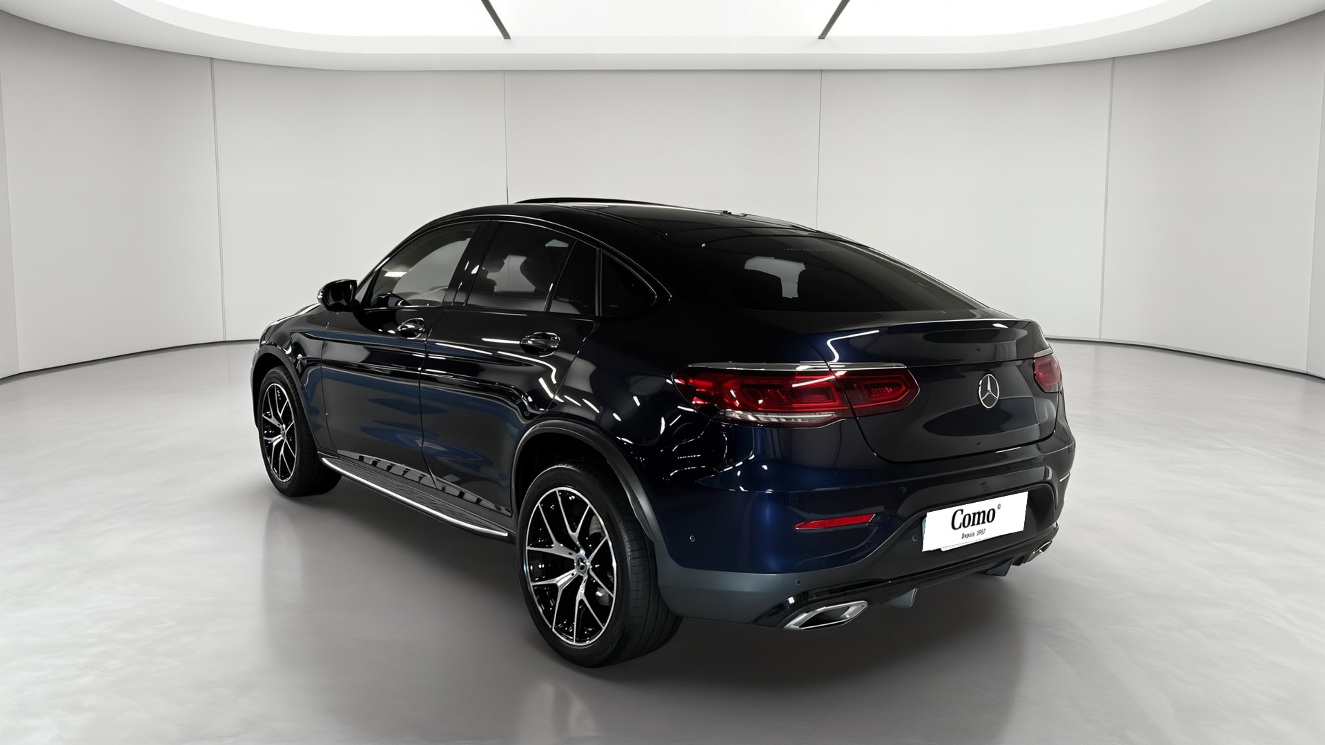 Mercedes-Benz GLC Coupé 300 e 9G-Tronic 4Matic AMG Line — 3/4 arrière gauche
