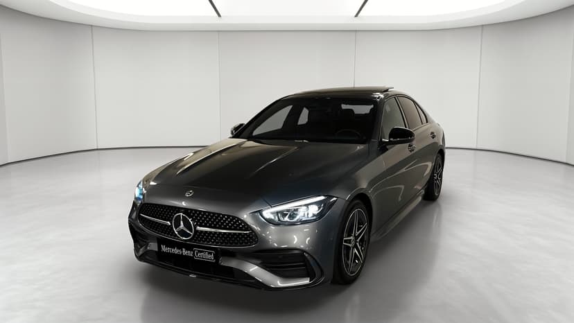 Mercedes-Benz Classe C 200 d 9G-Tronic AMG Line — 3/4 avant gauche