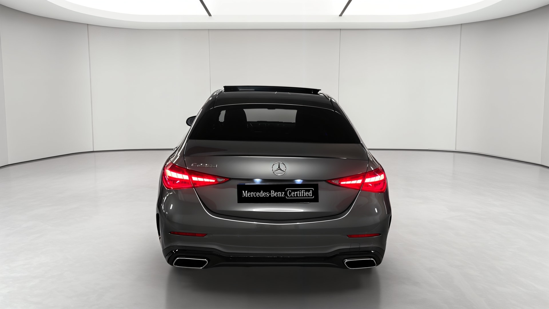 Mercedes-Benz Classe C 200 d 9G-Tronic AMG Line — Face arrière