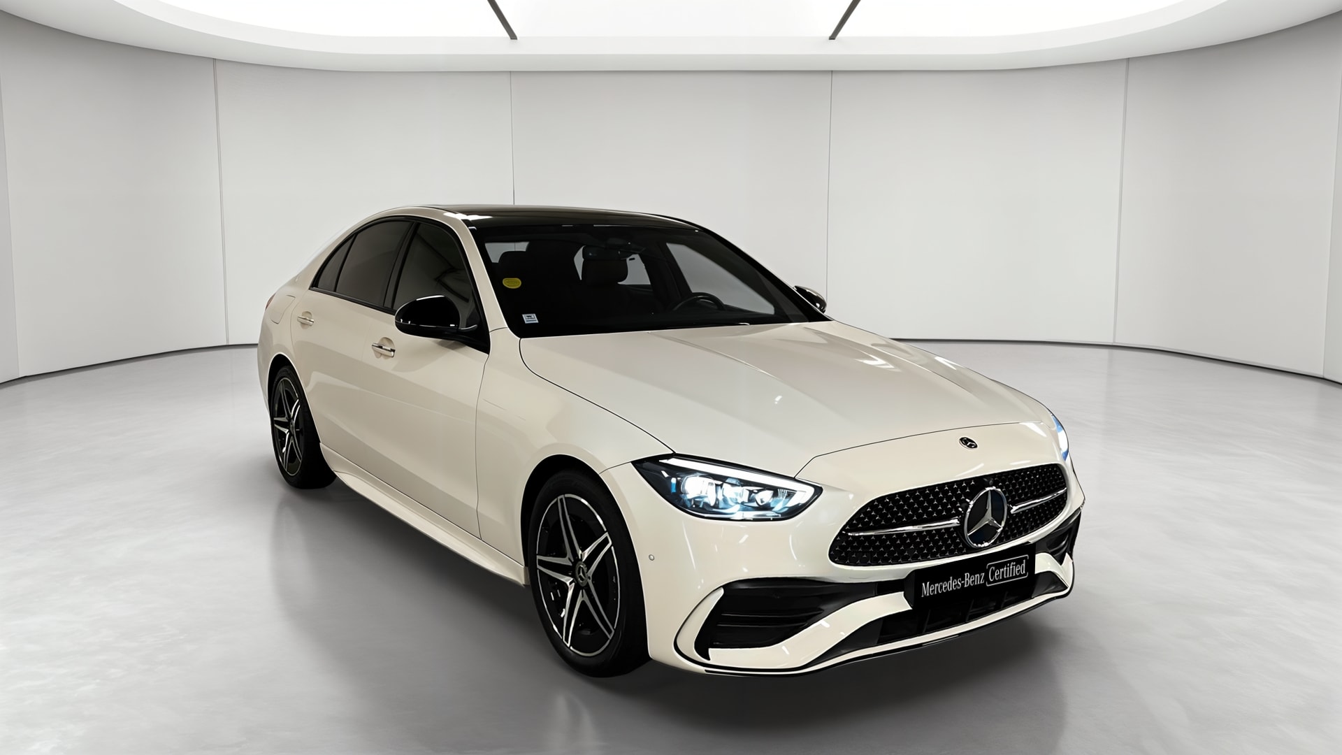 Mercedes-Benz Classe C 220 d 9G-Tronic AMG Line — 3/4 avant droit
