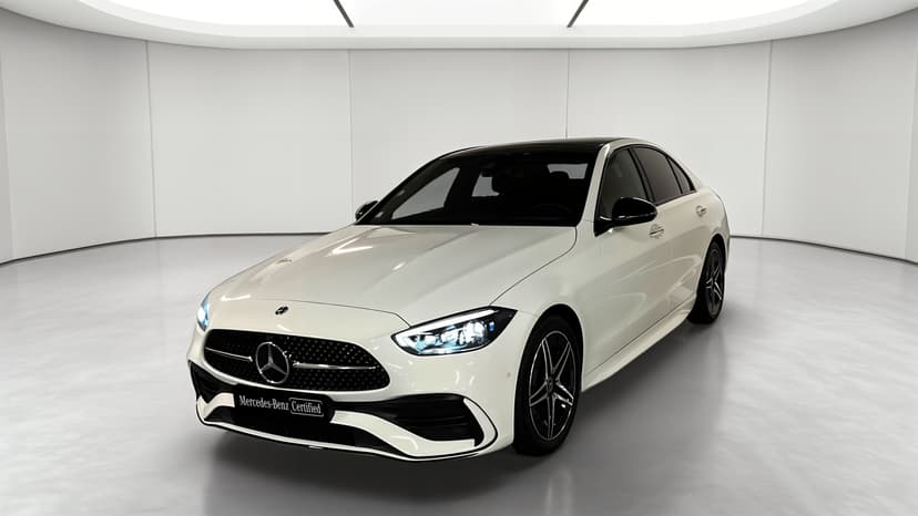 Mercedes-Benz Classe C 220 d 9G-Tronic AMG Line — 3/4 avant gauche