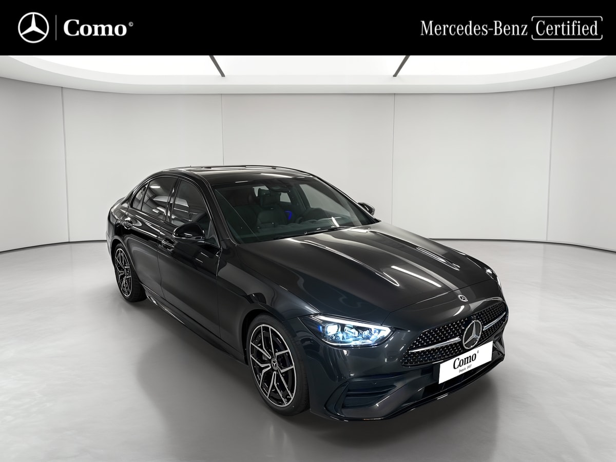 Mercedes-Benz Classe C 220 d 9G-Tronic AMG Line — 3/4 avant droit