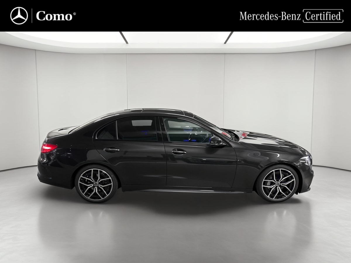 Mercedes-Benz Classe C 220 d 9G-Tronic AMG Line — Profil droit