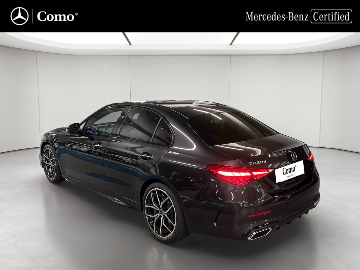 Mercedes-Benz Classe C 220 d 9G-Tronic AMG Line — 3/4 arrière gauche
