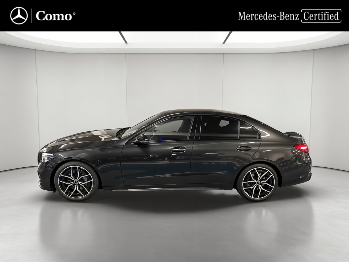 Mercedes-Benz Classe C 220 d 9G-Tronic AMG Line — Profil gauche
