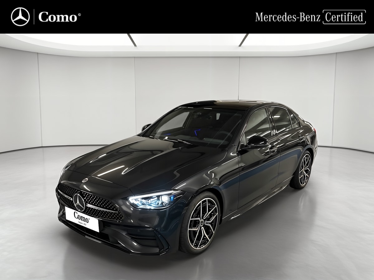 Mercedes-Benz Classe C 220 d 9G-Tronic AMG Line — 3/4 avant gauche