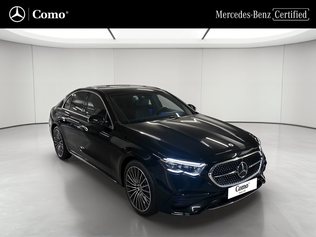 Mercedes-Benz Classe E 300 e Hybrid EQ 9G-Tronic AMG Line + — 3/4 avant droit