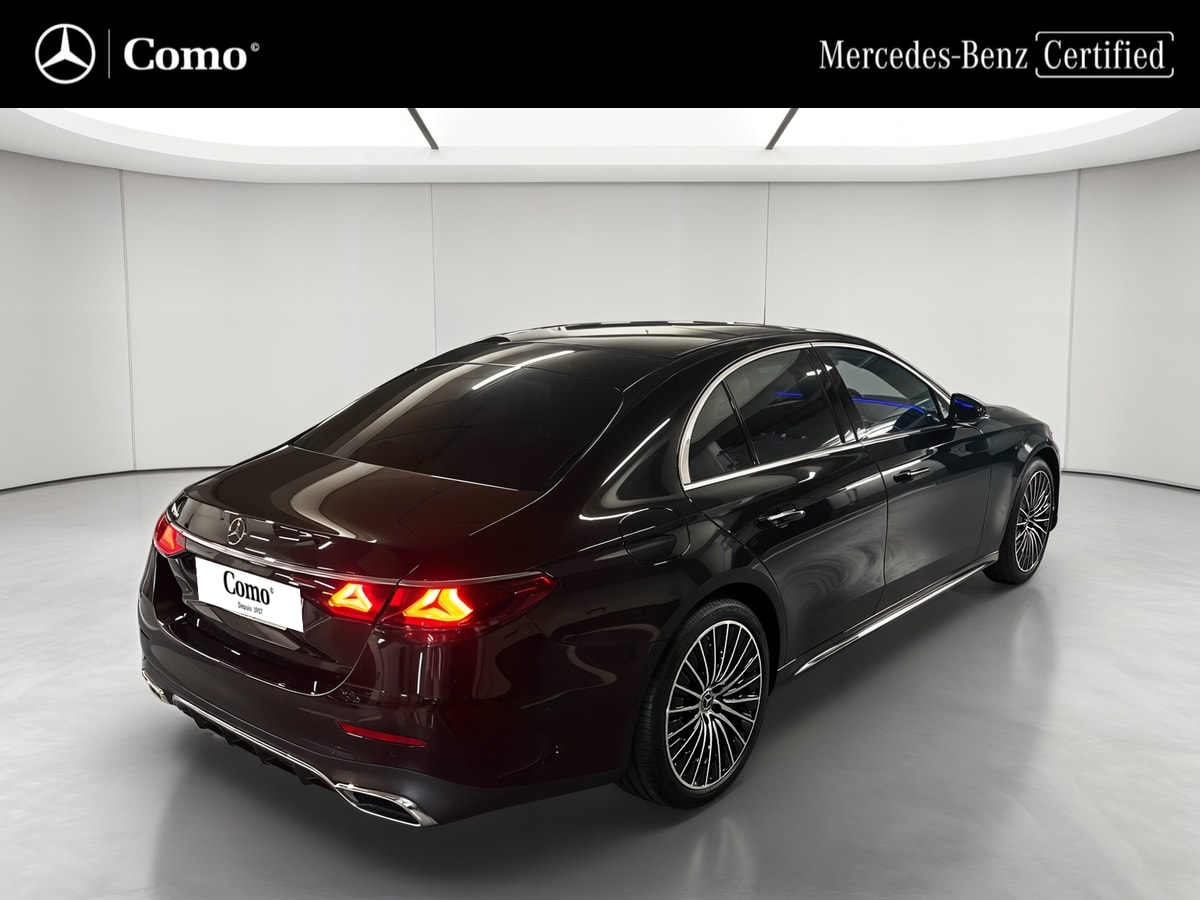 Mercedes-Benz Classe E 300 e Hybrid EQ 9G-Tronic AMG Line + — 3/4 arrière droit