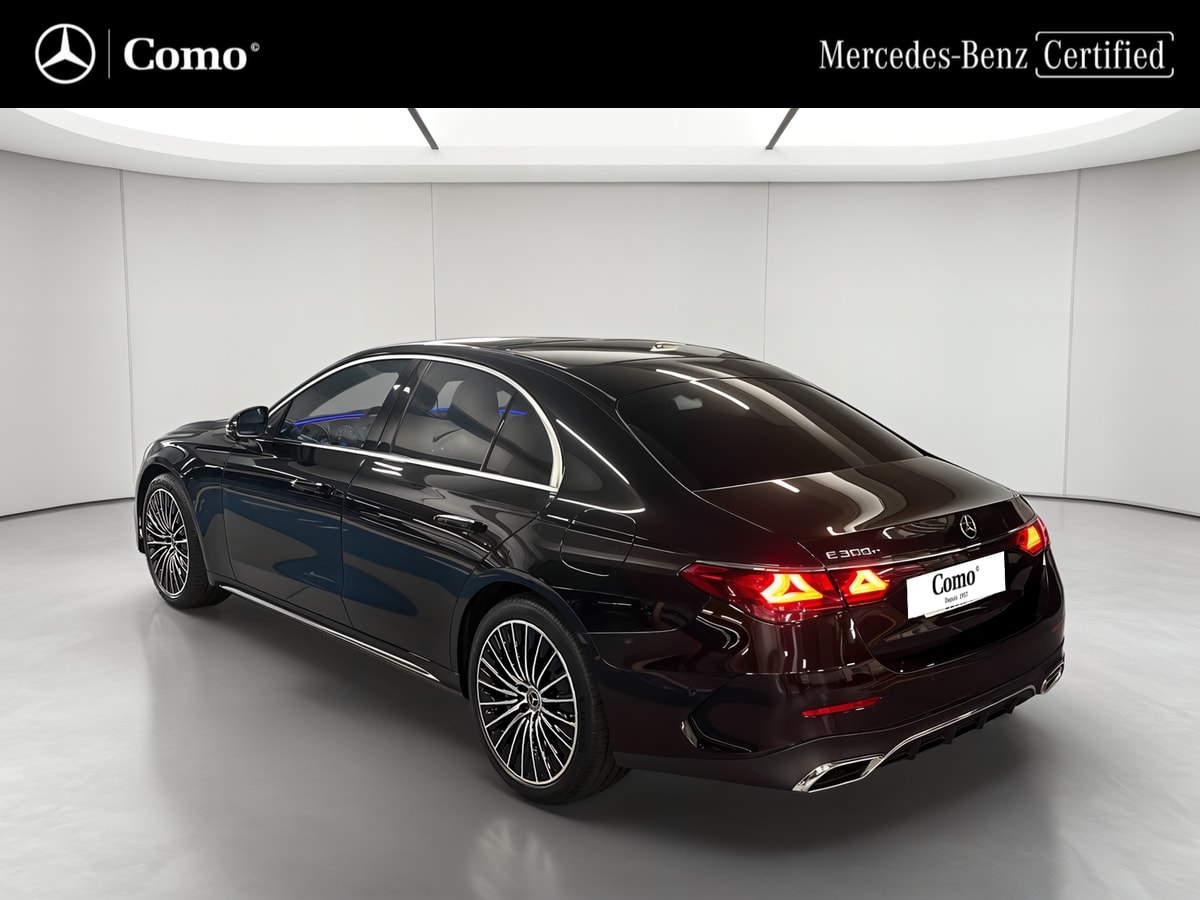 Mercedes-Benz Classe E 300 e Hybrid EQ 9G-Tronic AMG Line + — 3/4 arrière gauche