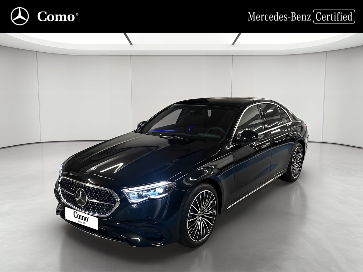 Mercedes-Benz Classe E 300 e Hybrid EQ 9G-Tronic AMG Line + — 3/4 avant gauche